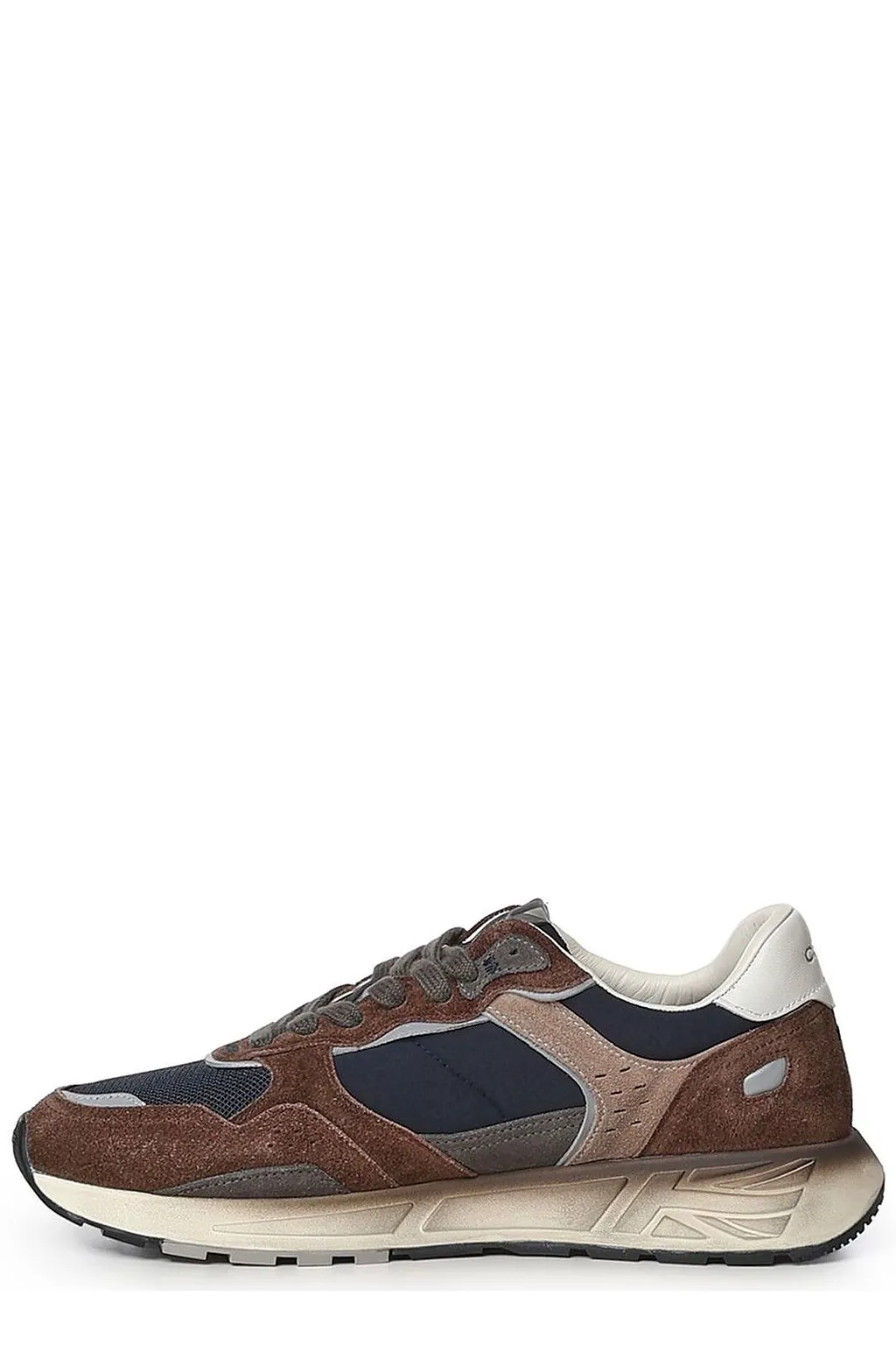 Crime London Panelled Lace-Up Sneakers
