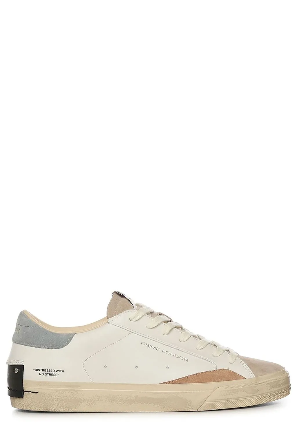 Crime London Panelled Low-Top Sneakers