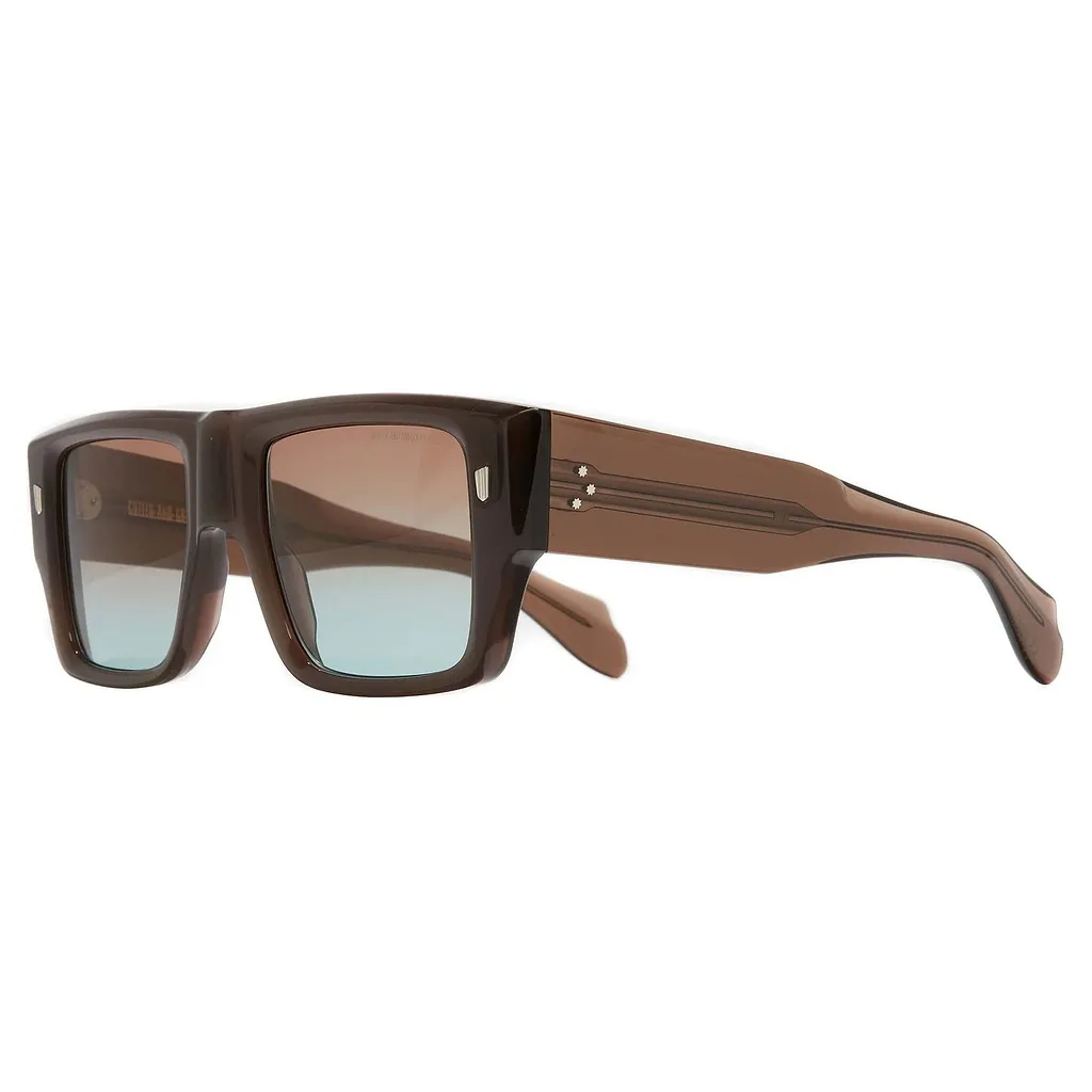 Cutler And Gross Thick-Frame Rectangular Sunglasses