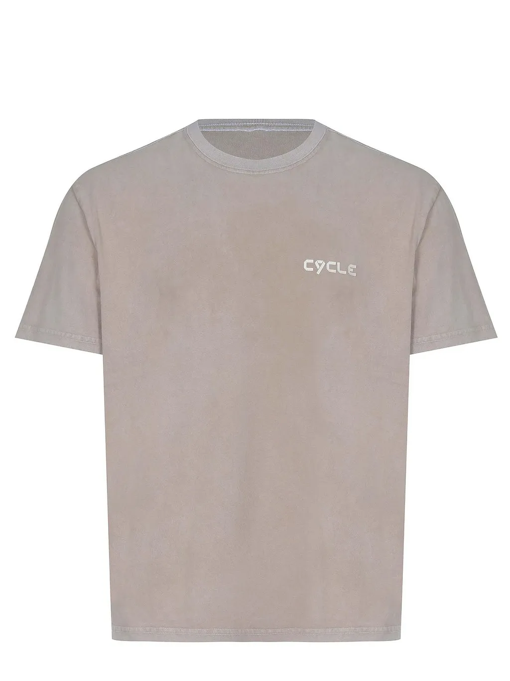 Cycle Logo Stone-Wash T-Shirt