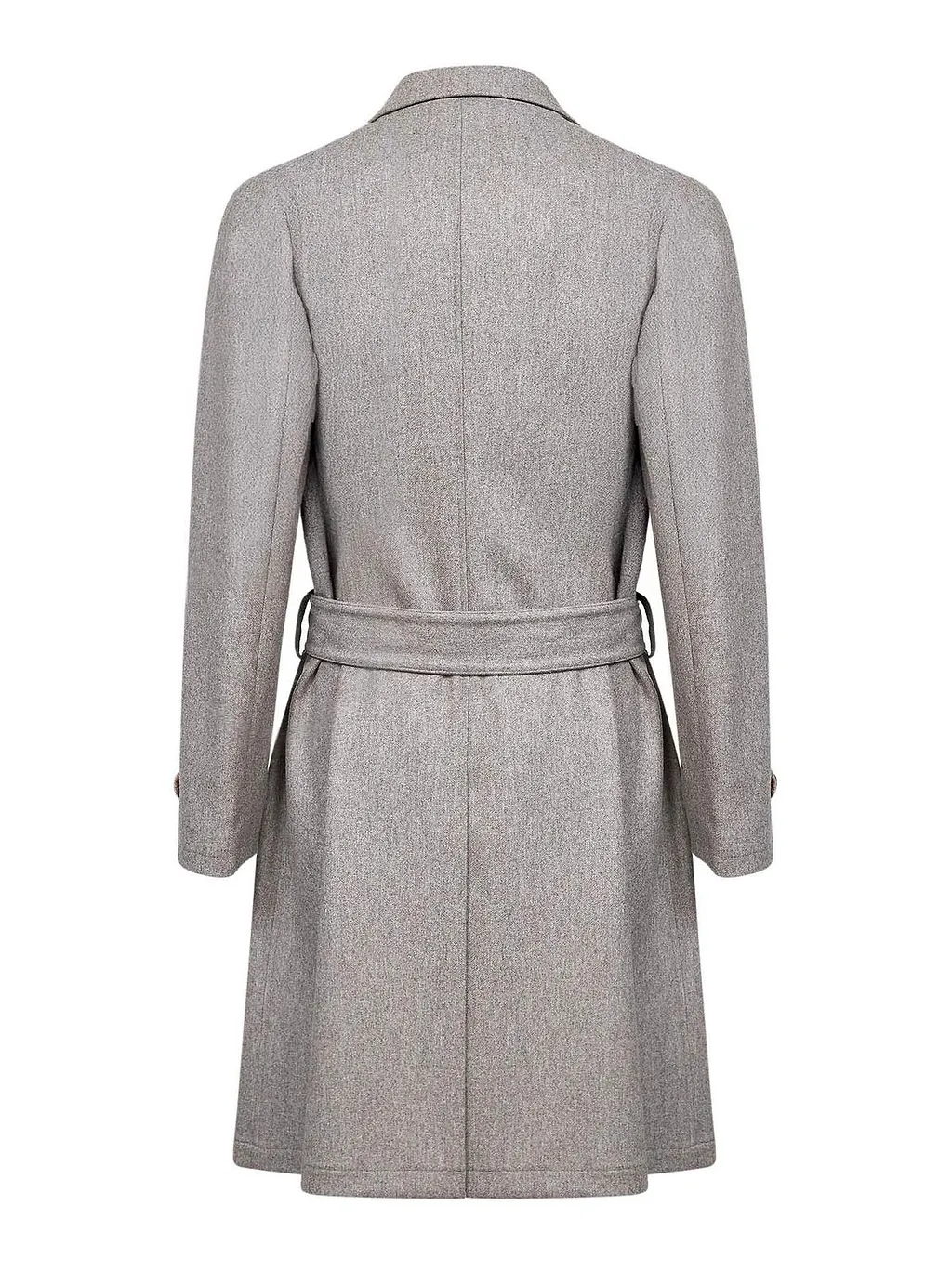 Belted Single-Breasted Coat
