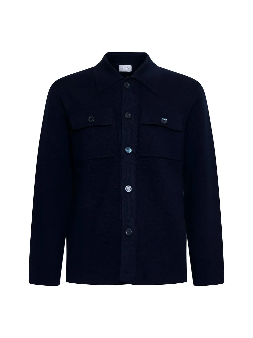 D4.0 Buttoned Patch-Pocket Shirt