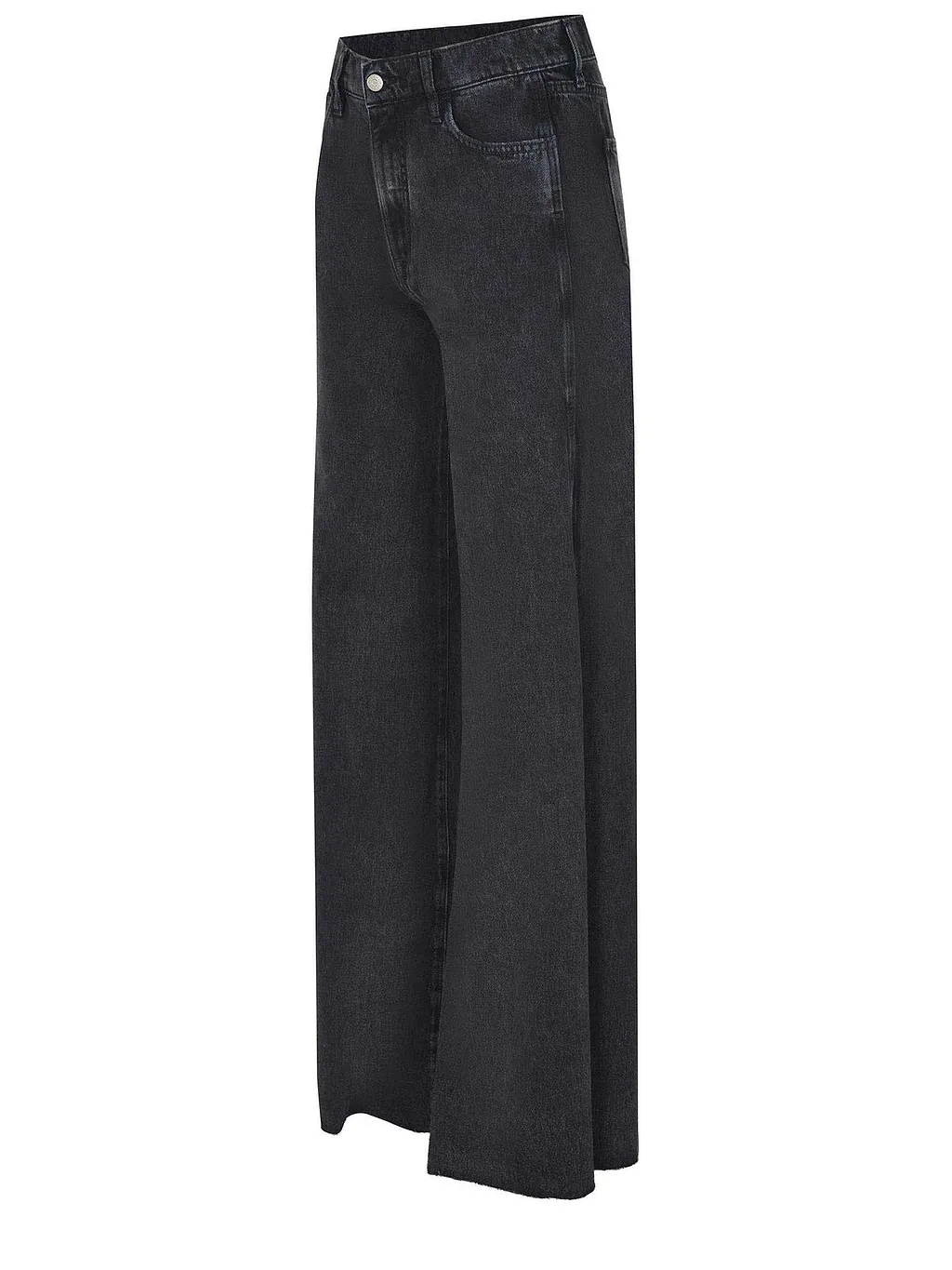 Cycle Wide-Leg Side-Slit Jeans