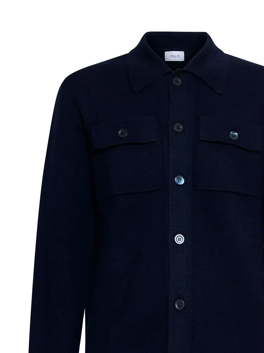 D4.0 Buttoned Patch-Pocket Shirt