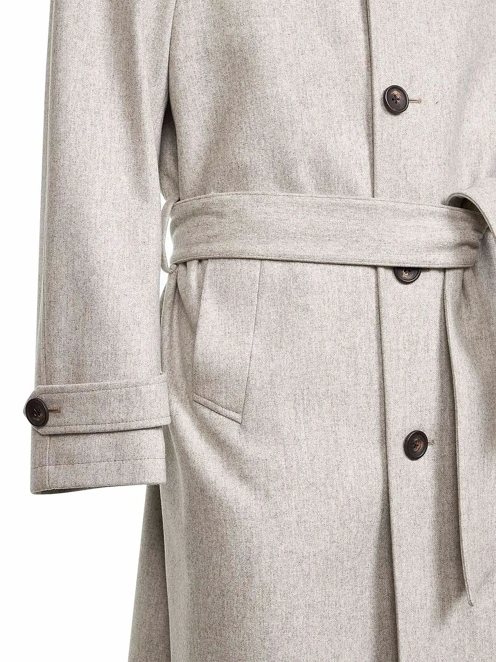 D4.0 Belted Single-Breasted Coat
