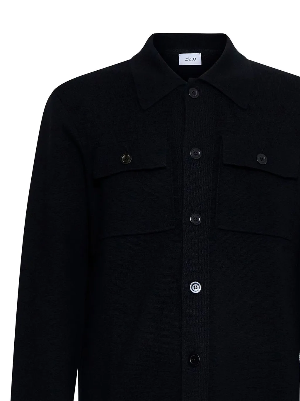 D4.0 Buttoned Patch-Pocket Shirt