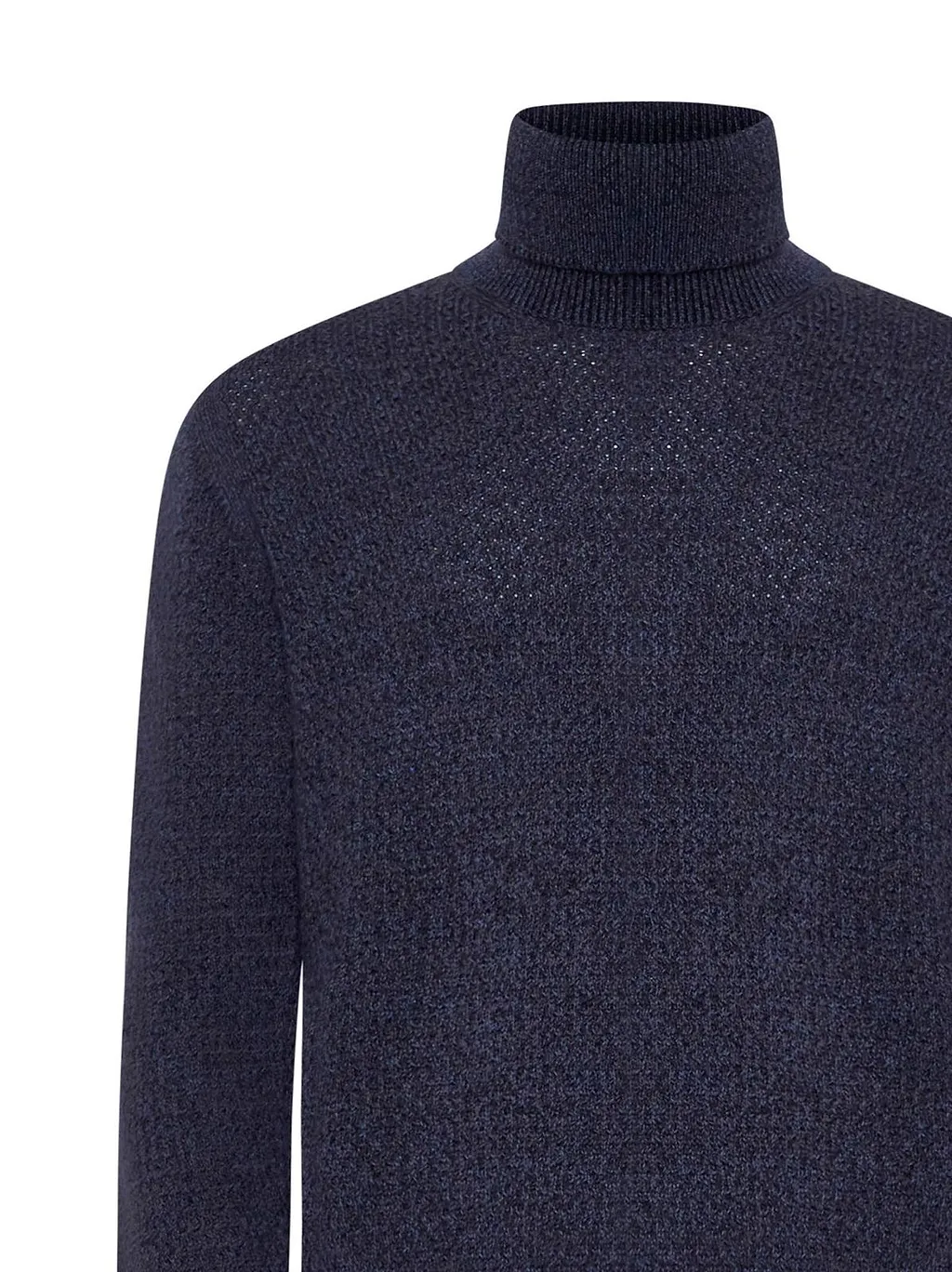 D4.0 Ribbed Turtleneck Knitted Sweater