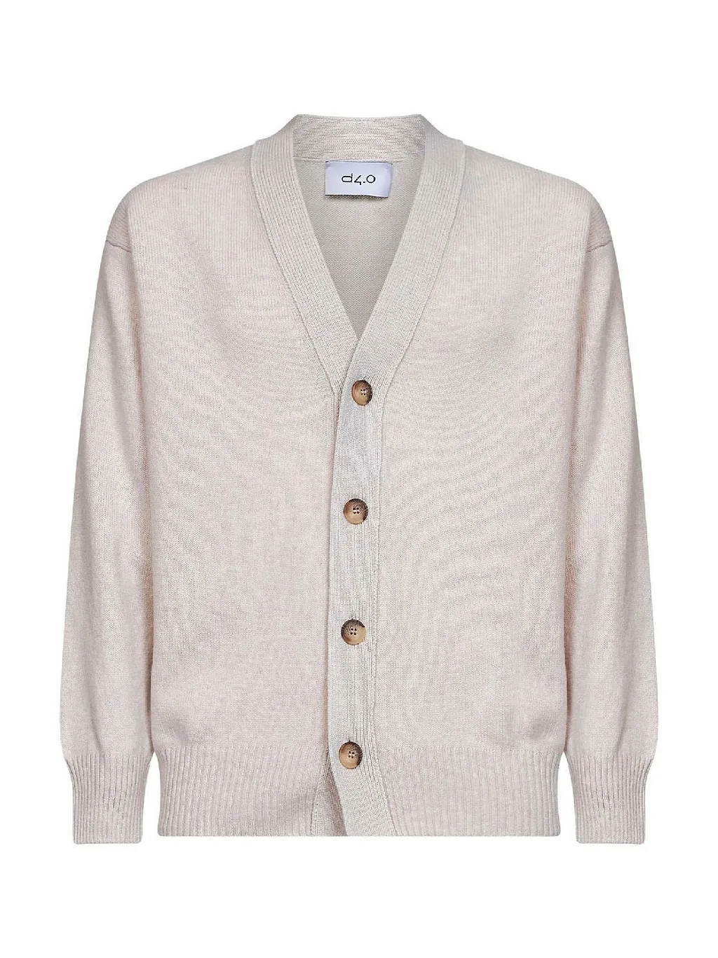 D4.0 V-Neck Button-Up Cardigan