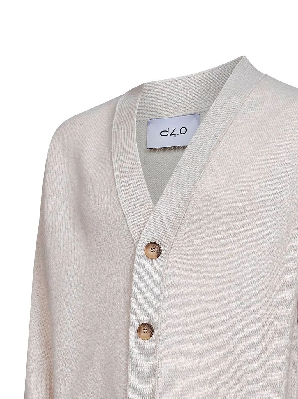 D4.0 V-Neck Button-Up Cardigan