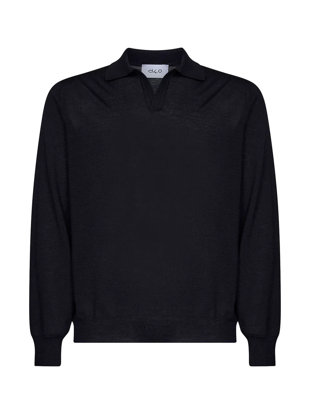 D4.0 V-Neck Long-Sleeve Polo Shirt