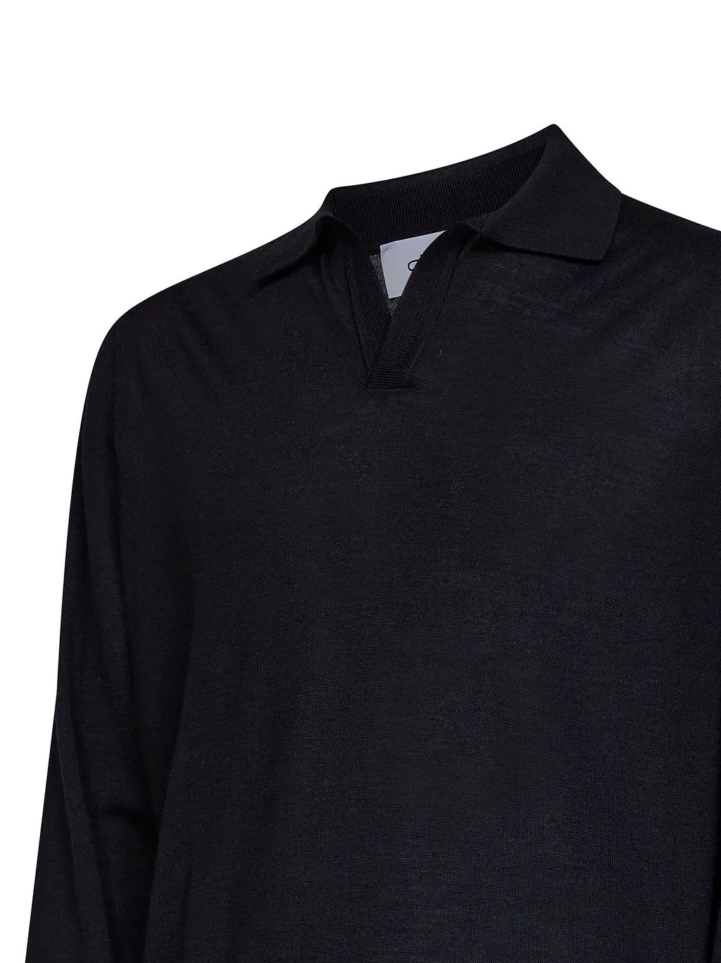 D4.0 V-Neck Long-Sleeve Polo Shirt