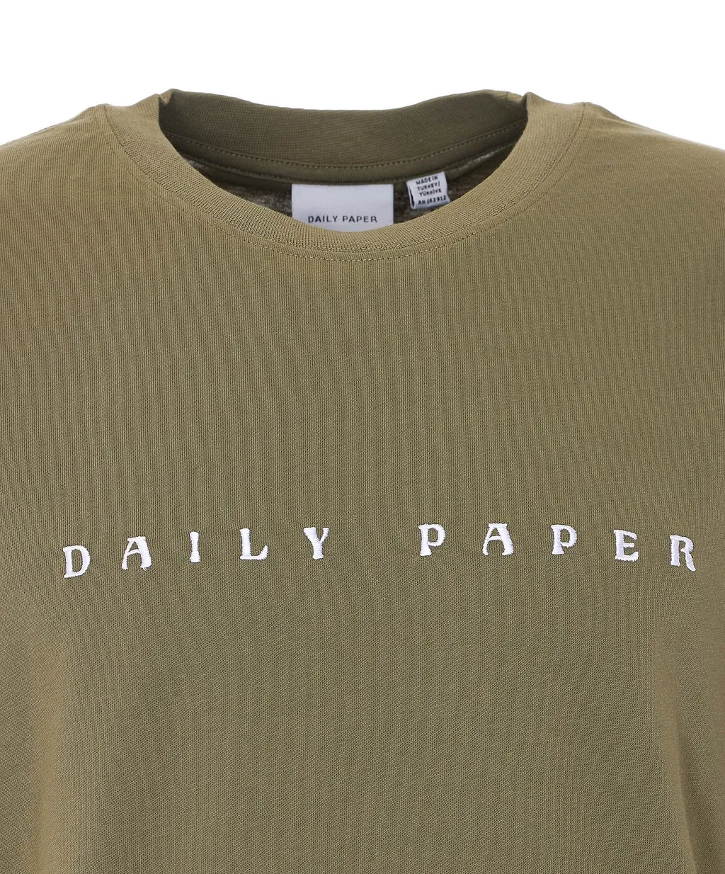 Daily Paper Logo Embroidered Crewneck T-Shirt