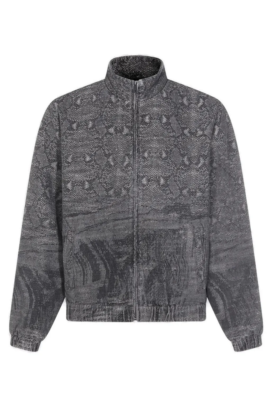 Daily Paper Printed Denim Track Jacket