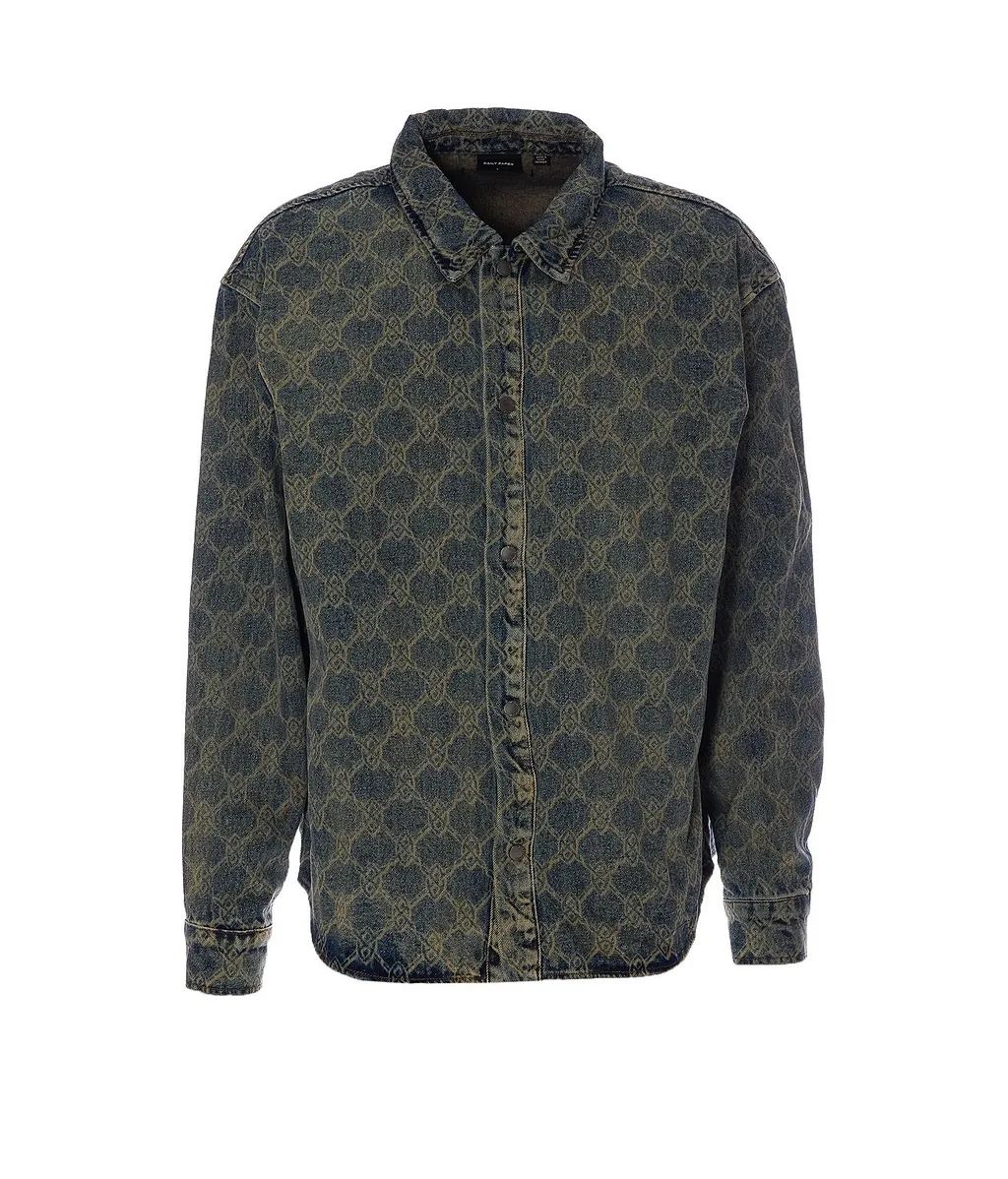 Daily Paper Patterned Button-Down Shirt