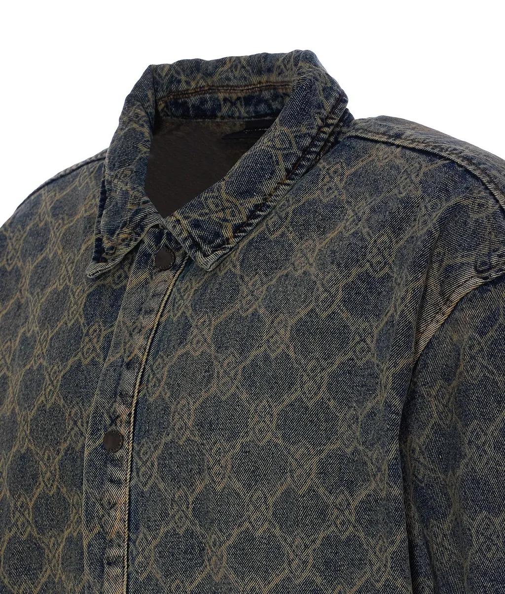Daily Paper Patterned Button-Down Shirt
