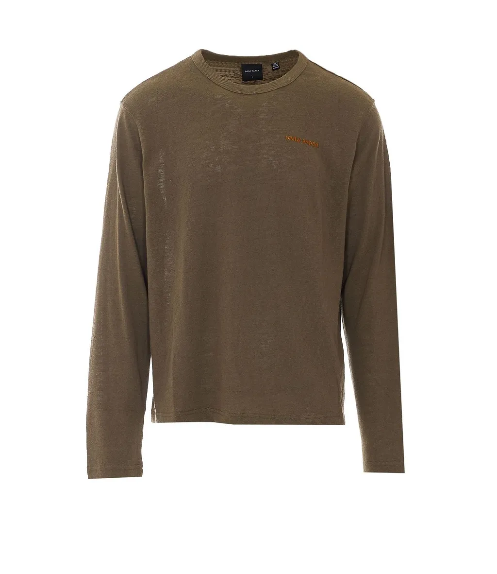 Daily Paper Slub Logo Long-Sleeve T-Shirt