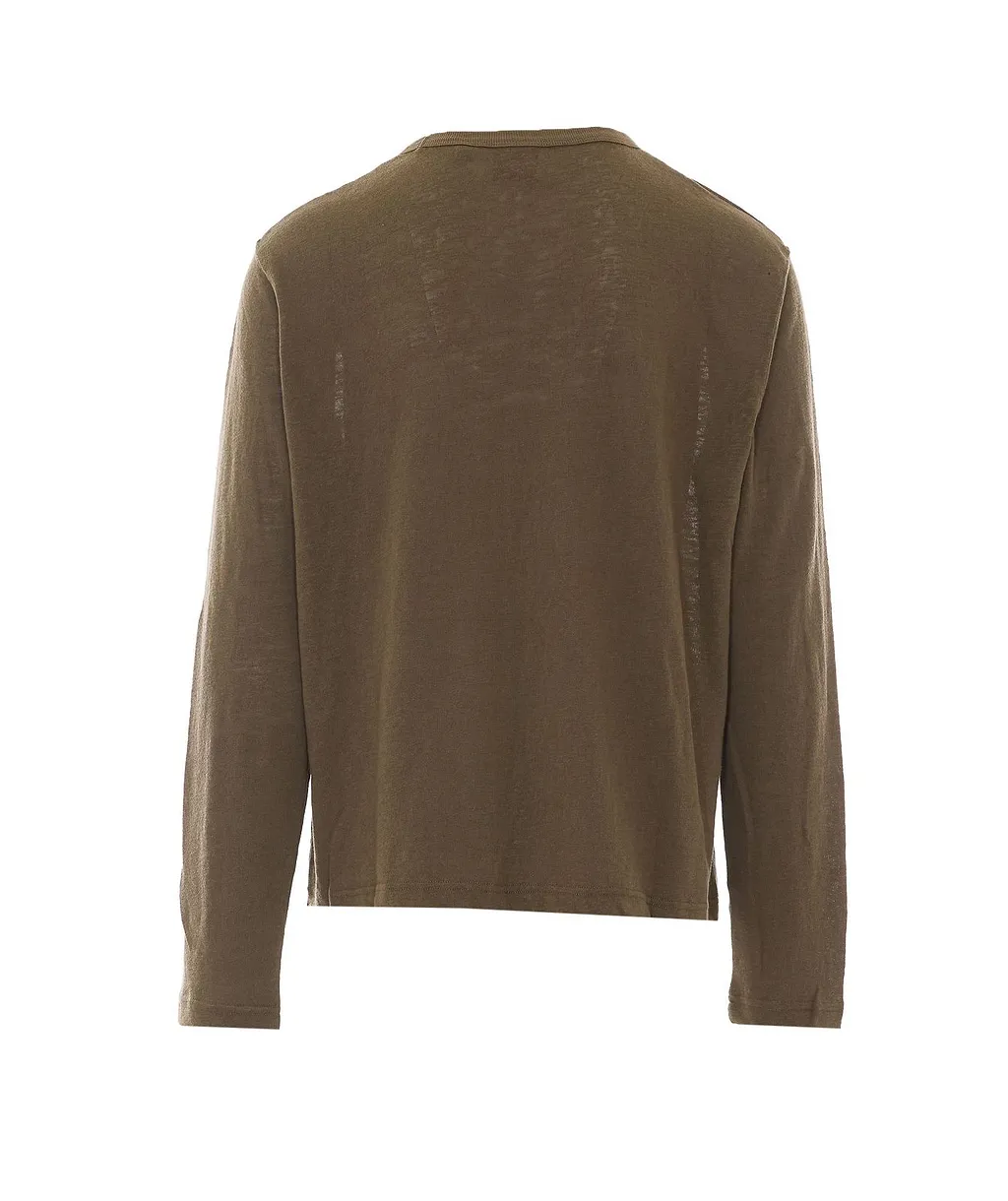 Daily Paper Slub Logo Long-Sleeve T-Shirt