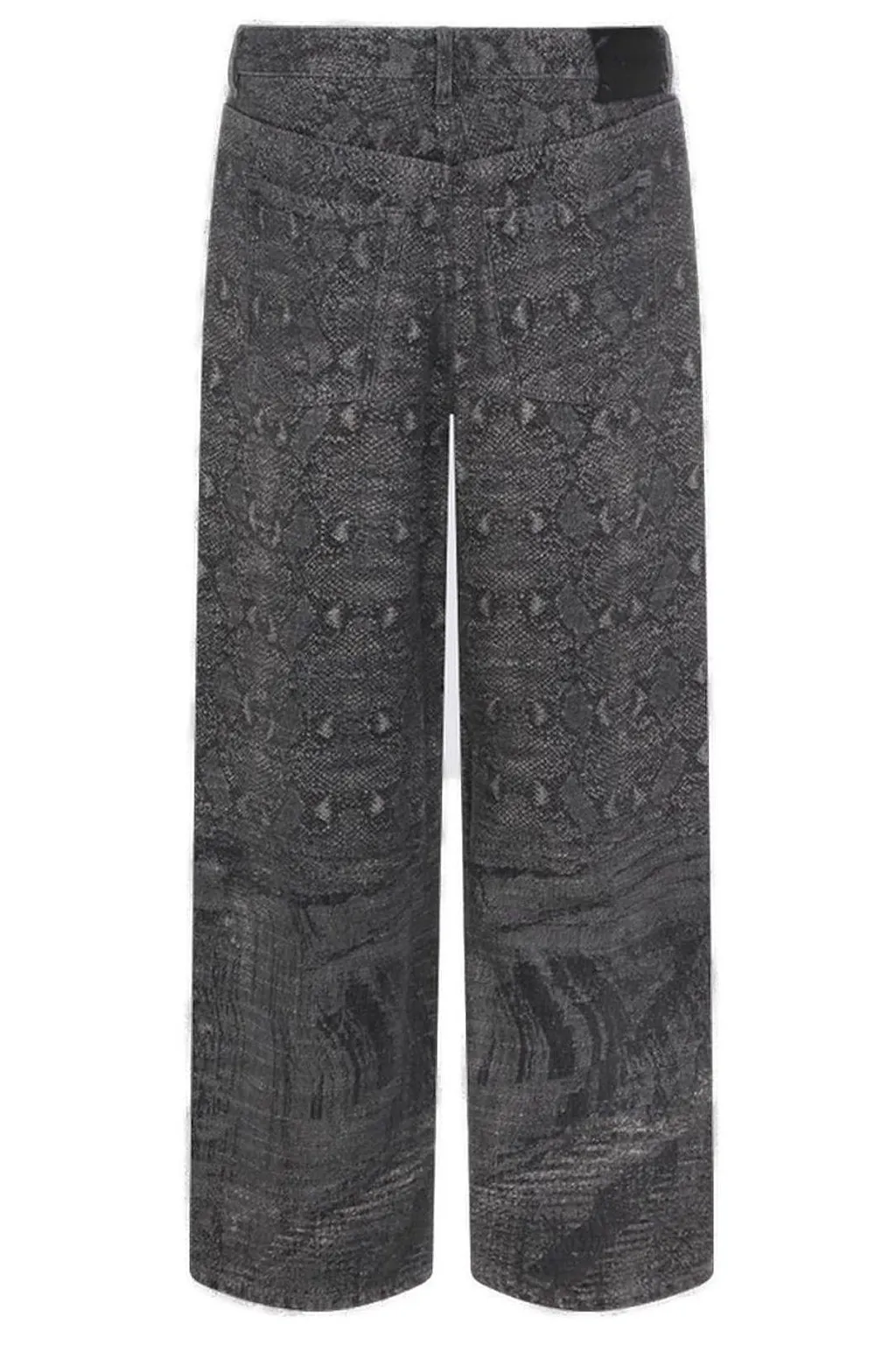Daily Paper Printed Wide-Leg Jeans