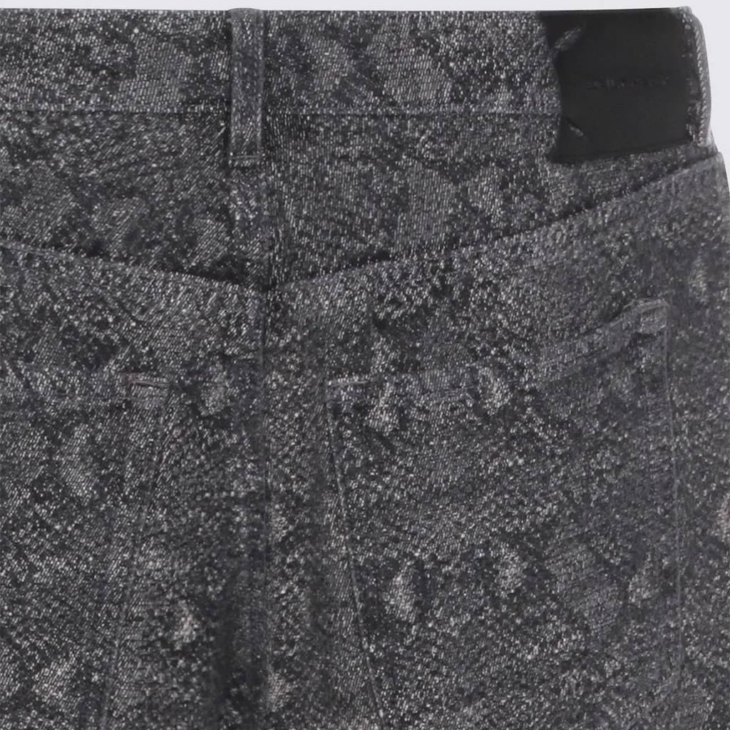 Daily Paper Printed Wide-Leg Jeans