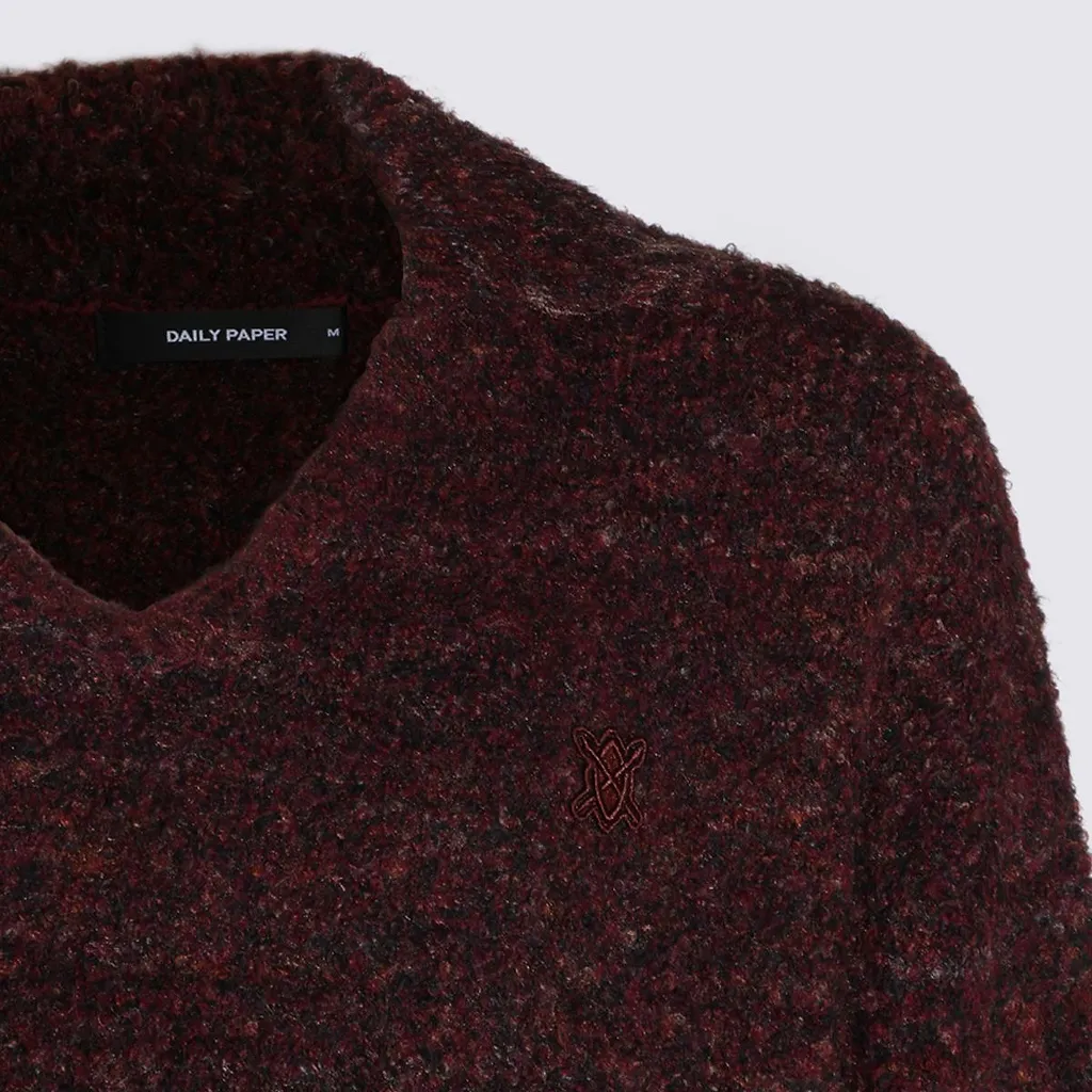 Daily Paper Uomo Textured Knitted Sweater