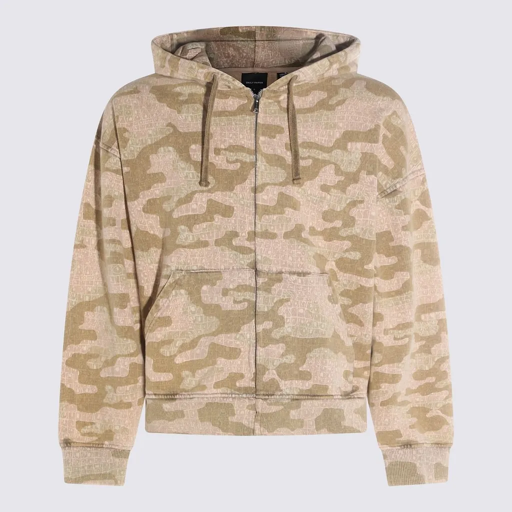 Daily Paper Patterned Zip Hoodie