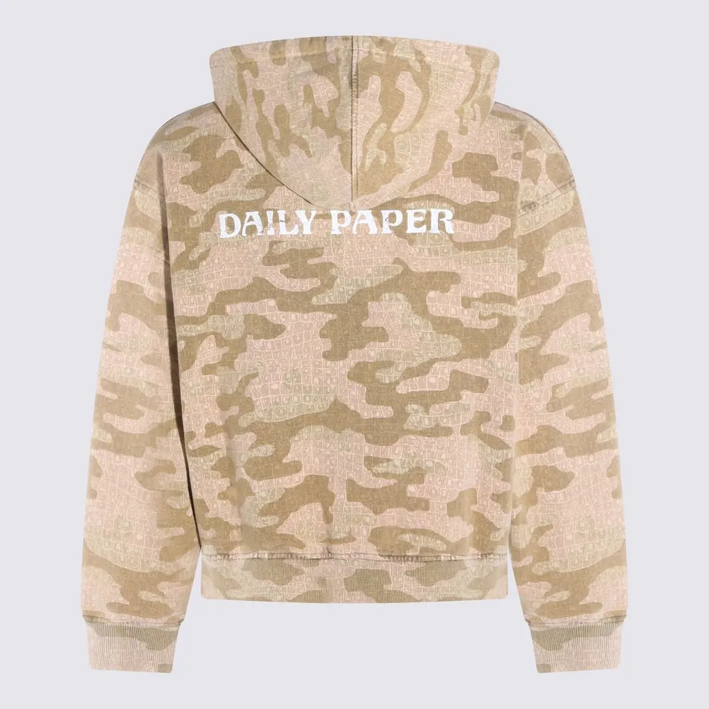 Daily Paper Patterned Zip Hoodie