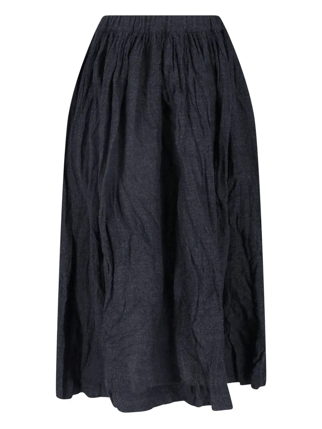 Gathered Midi Skirt