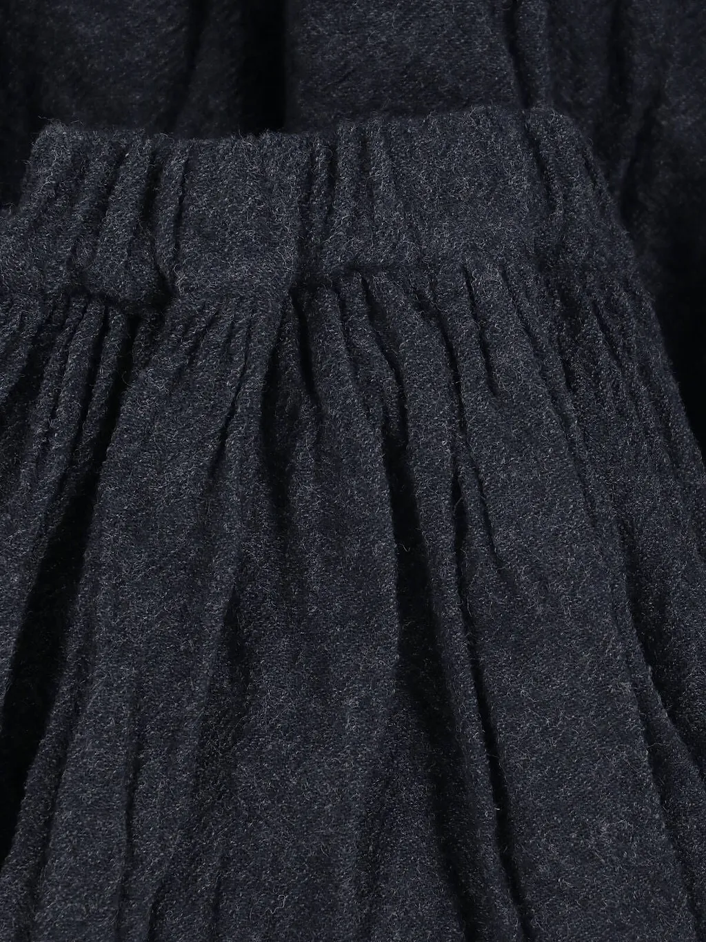 Gathered Midi Skirt