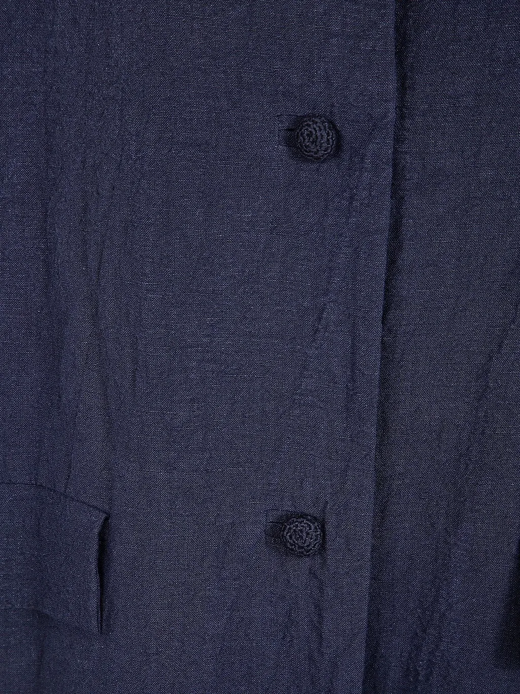 Tartaruga Buttoned Linen Coat
