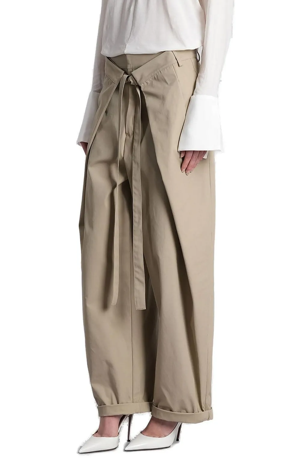 Stella Oversized Tie-Front Pants