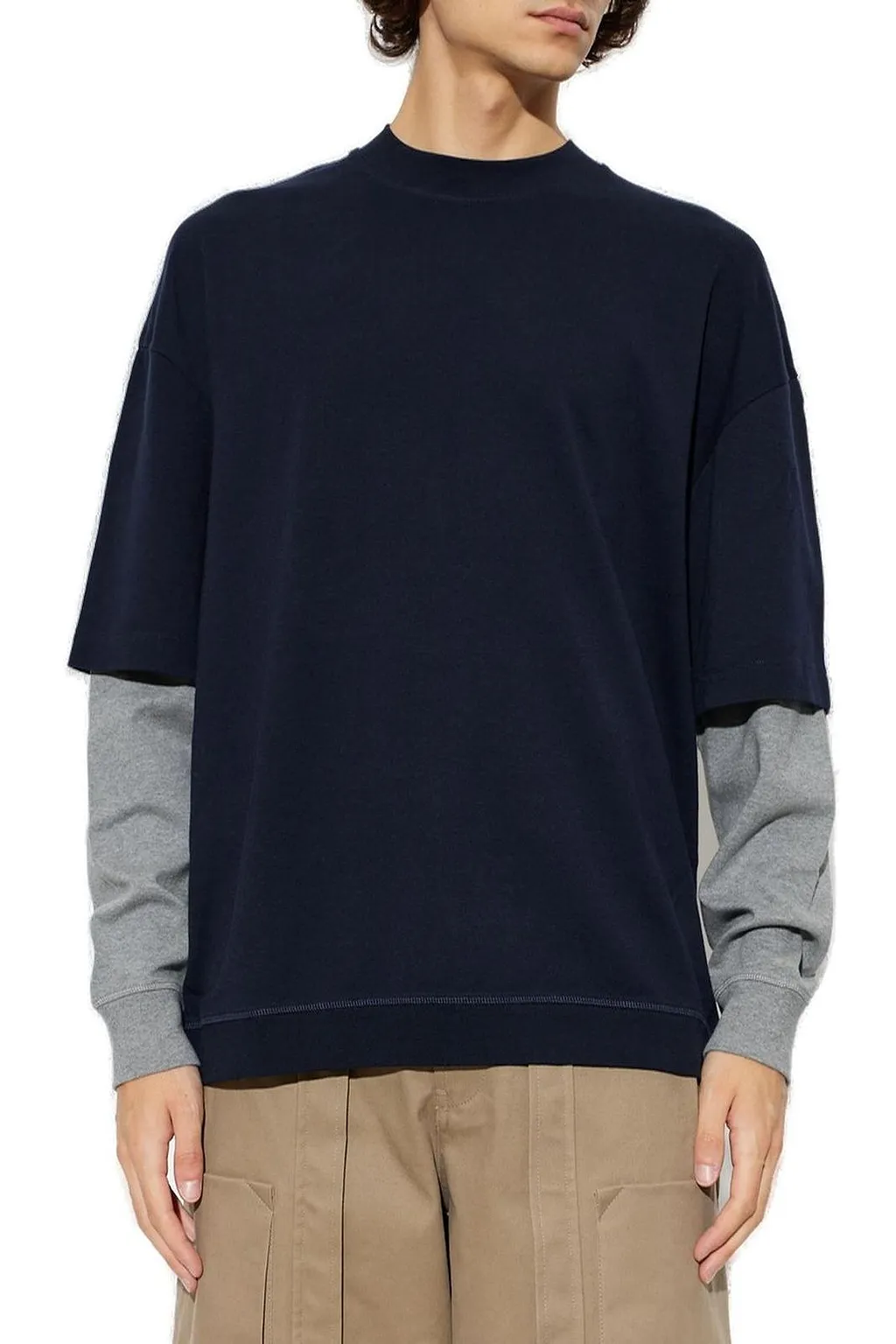 Troy Double Colour Sleeved T-Shirt