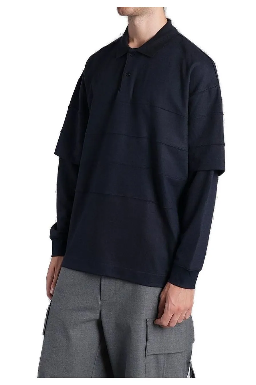 Zack Double Sleeve Stripes Polo Shirt