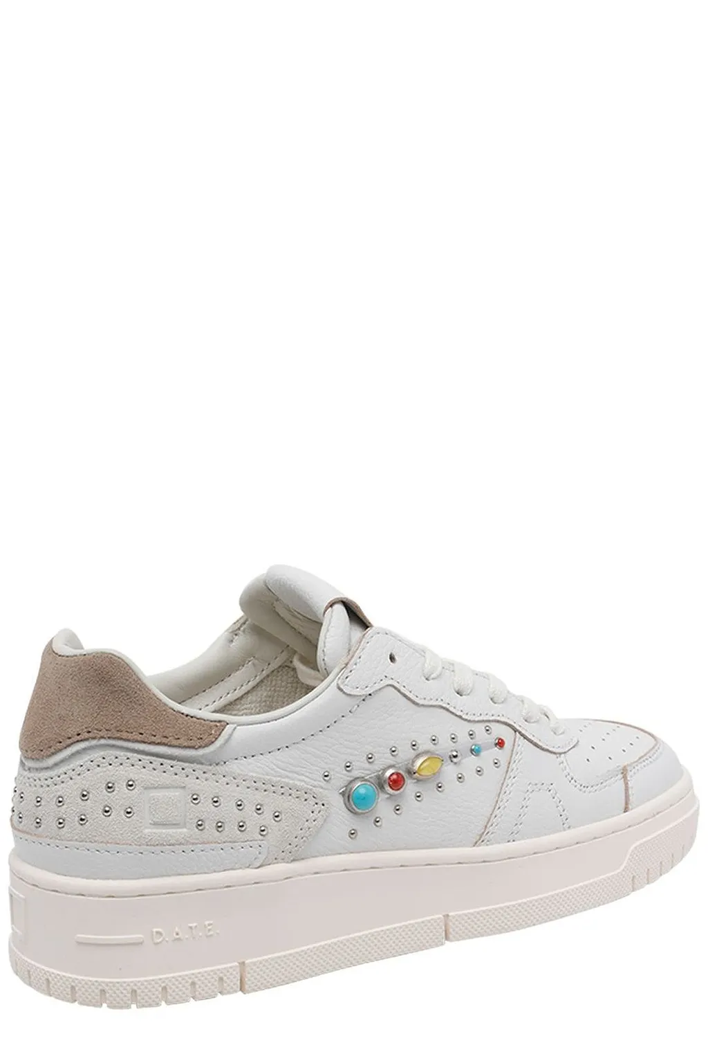 D.A.T.E. Torneo Pure Studded Sneakers