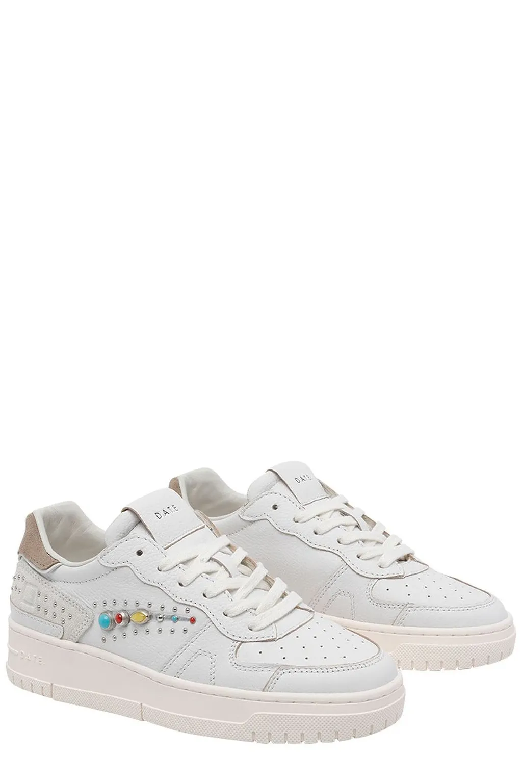 D.A.T.E. Torneo Pure Studded Sneakers