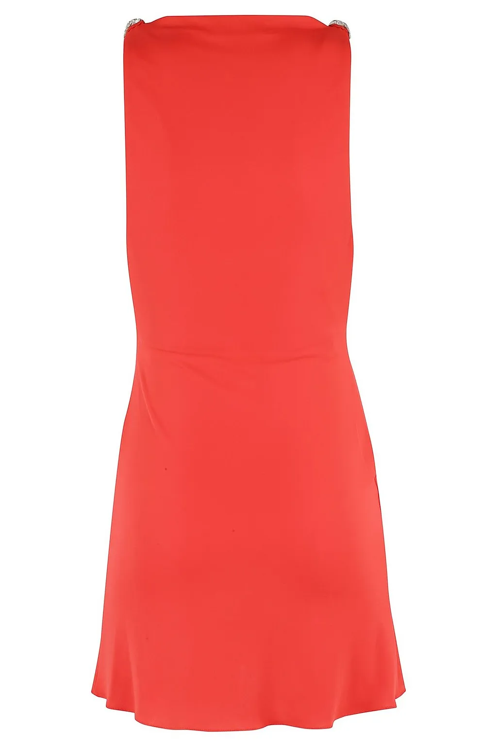 David Koma Crystal Claw Cowl Neck Dress
