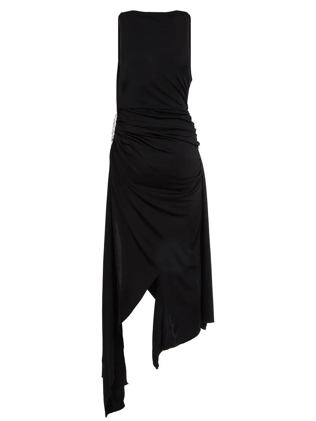 David Koma Crystal Claw Midi Dress