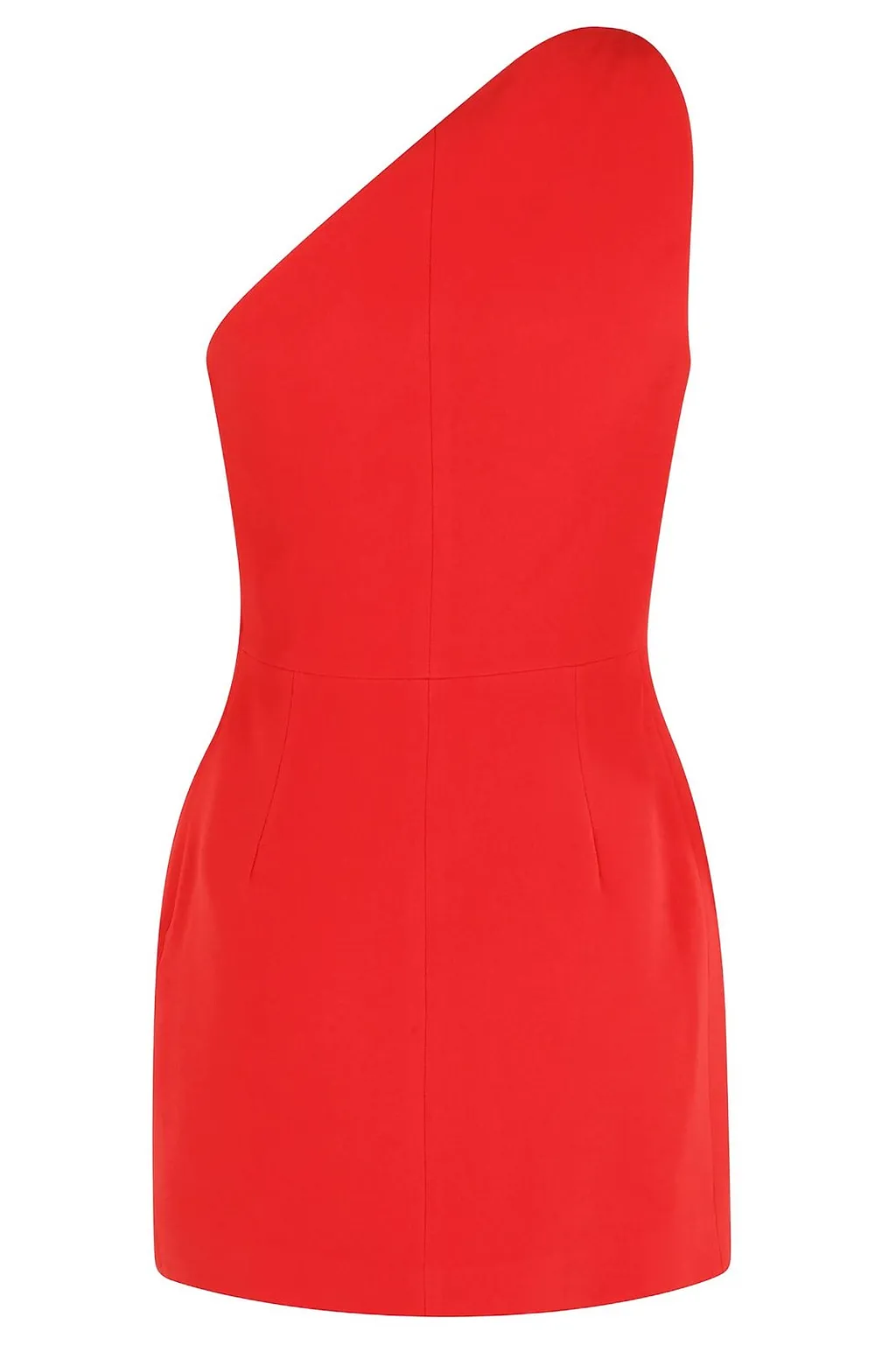 Crystal-Embellished One-Shoulder Dress