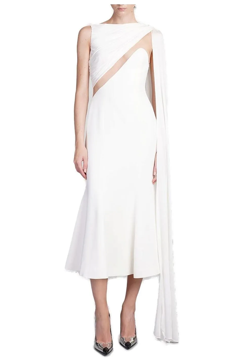 David Koma Draped Maxi Dress