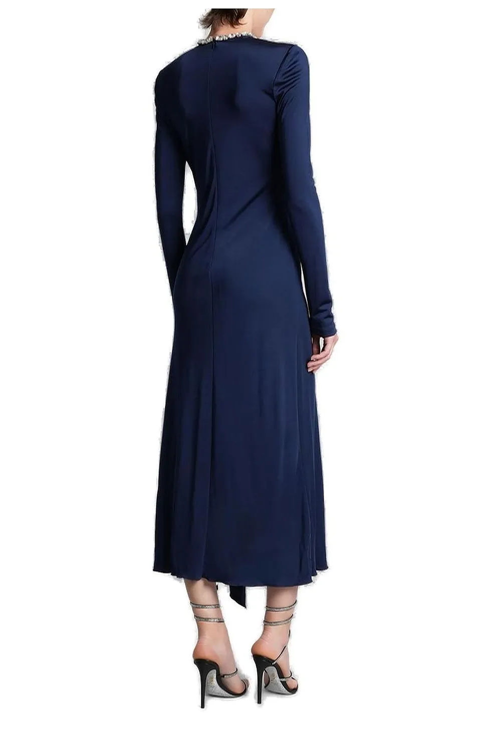 David Koma Embellished Long Dress
