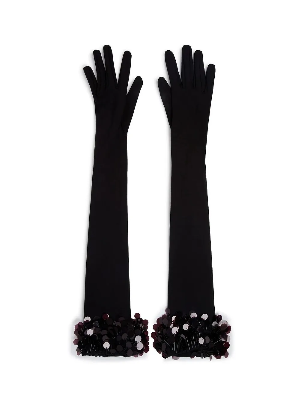 David Koma Payette Embroidered Long Gloves