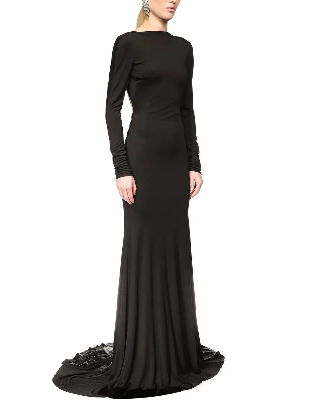 David Koma Open Back Gown