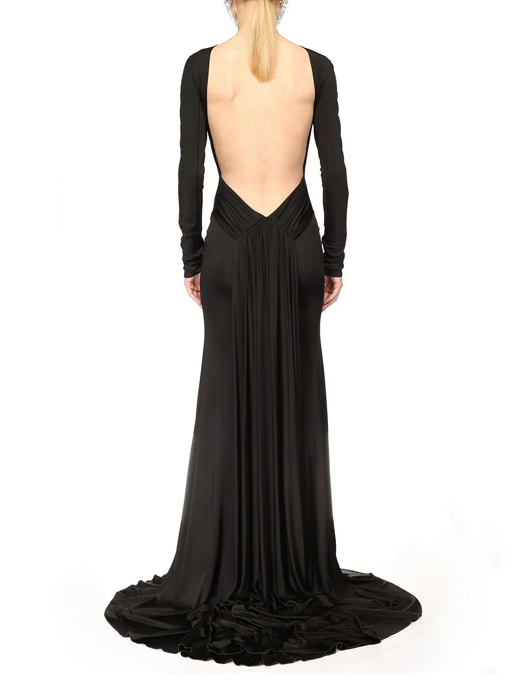 David Koma Open Back Gown