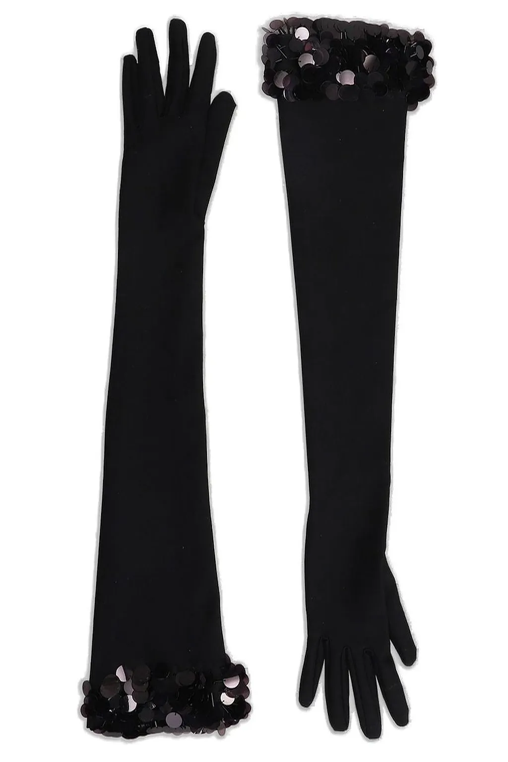 David Koma Payette Embroidered Long Gloves