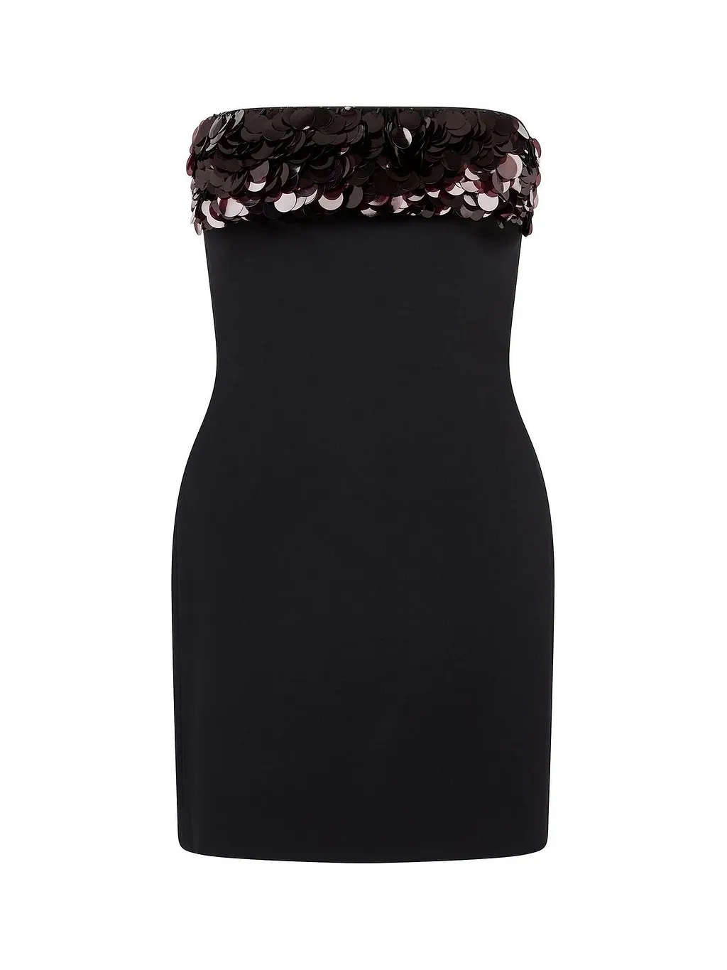 David Koma Sequin Trim Mini Dress