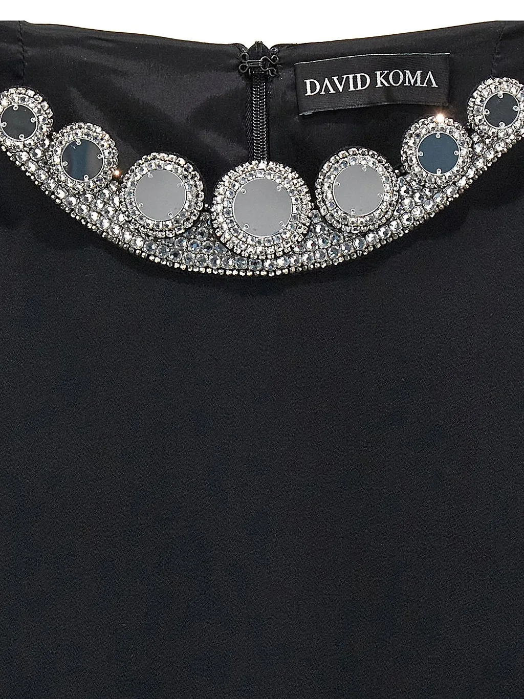 David Koma Embellished Waist Pencil Skirt