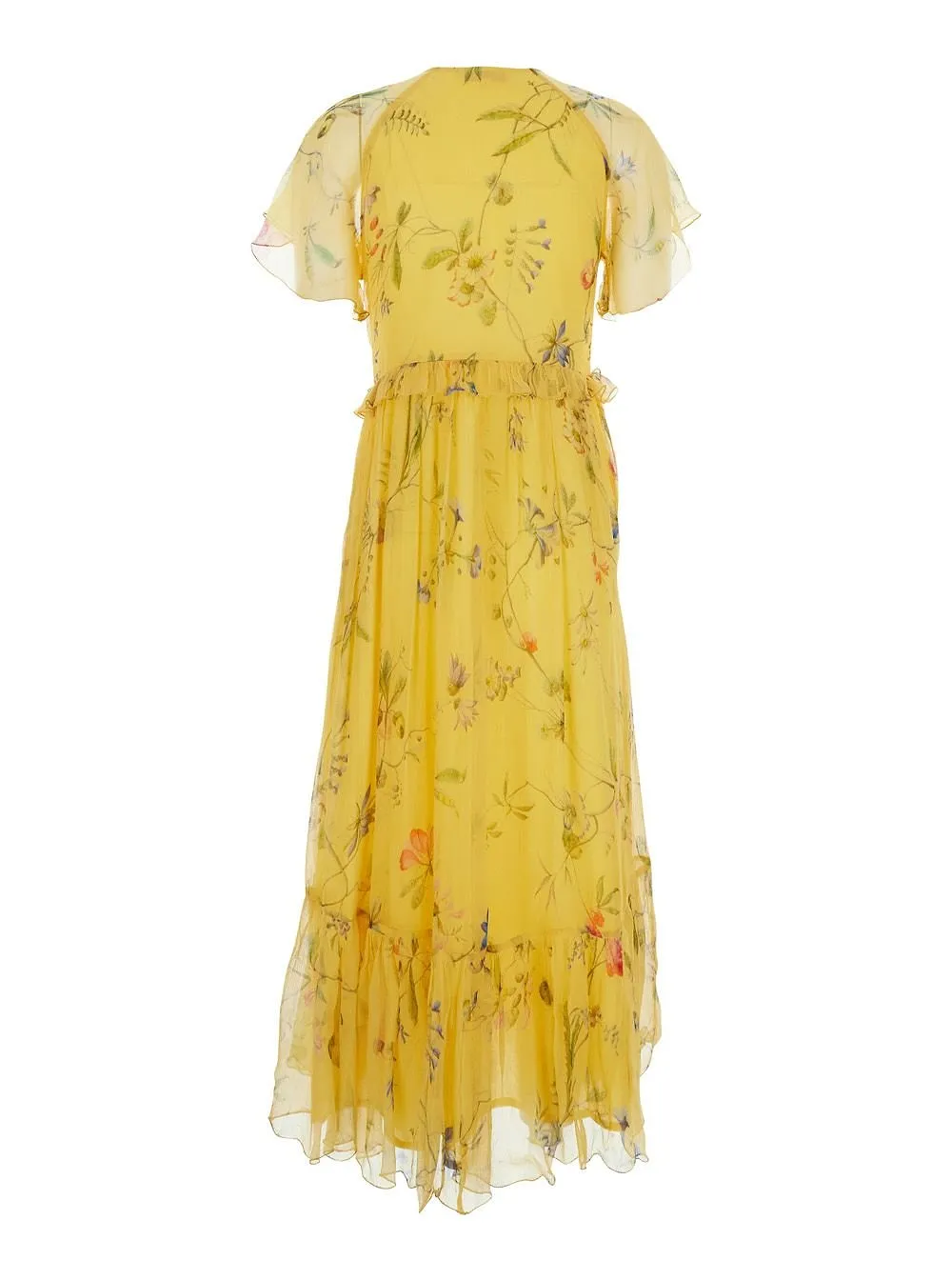 Madrugada Floral Tassel Maxi Dress