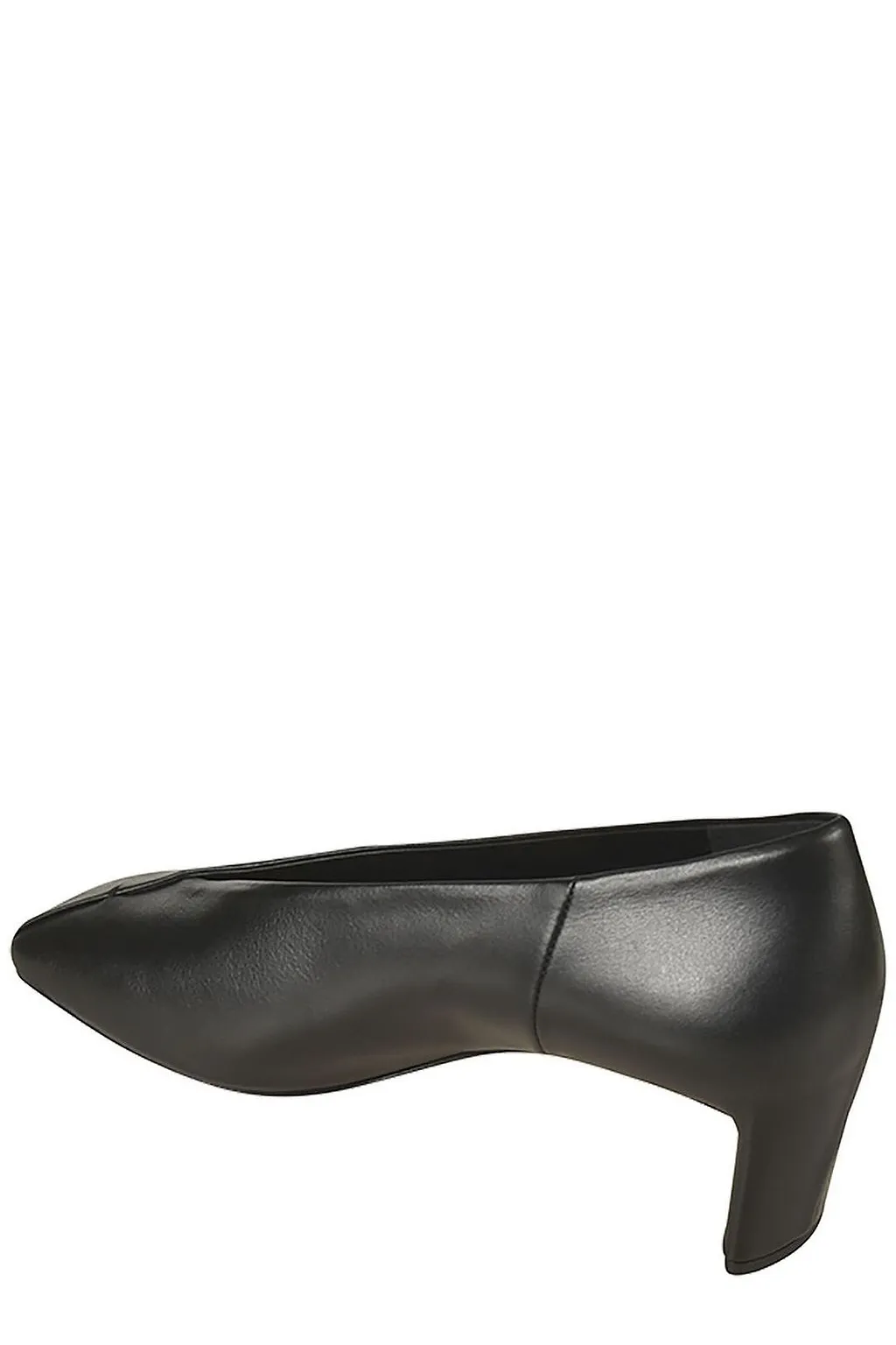 Del Carlo Square-Toe Mid-Heel Pumps