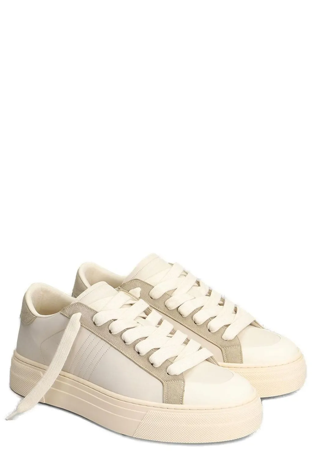 Demna Logo Printed Lace-Up Sneakers