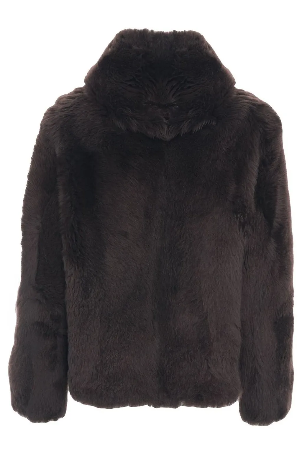 Shearling Hoodie Jacket