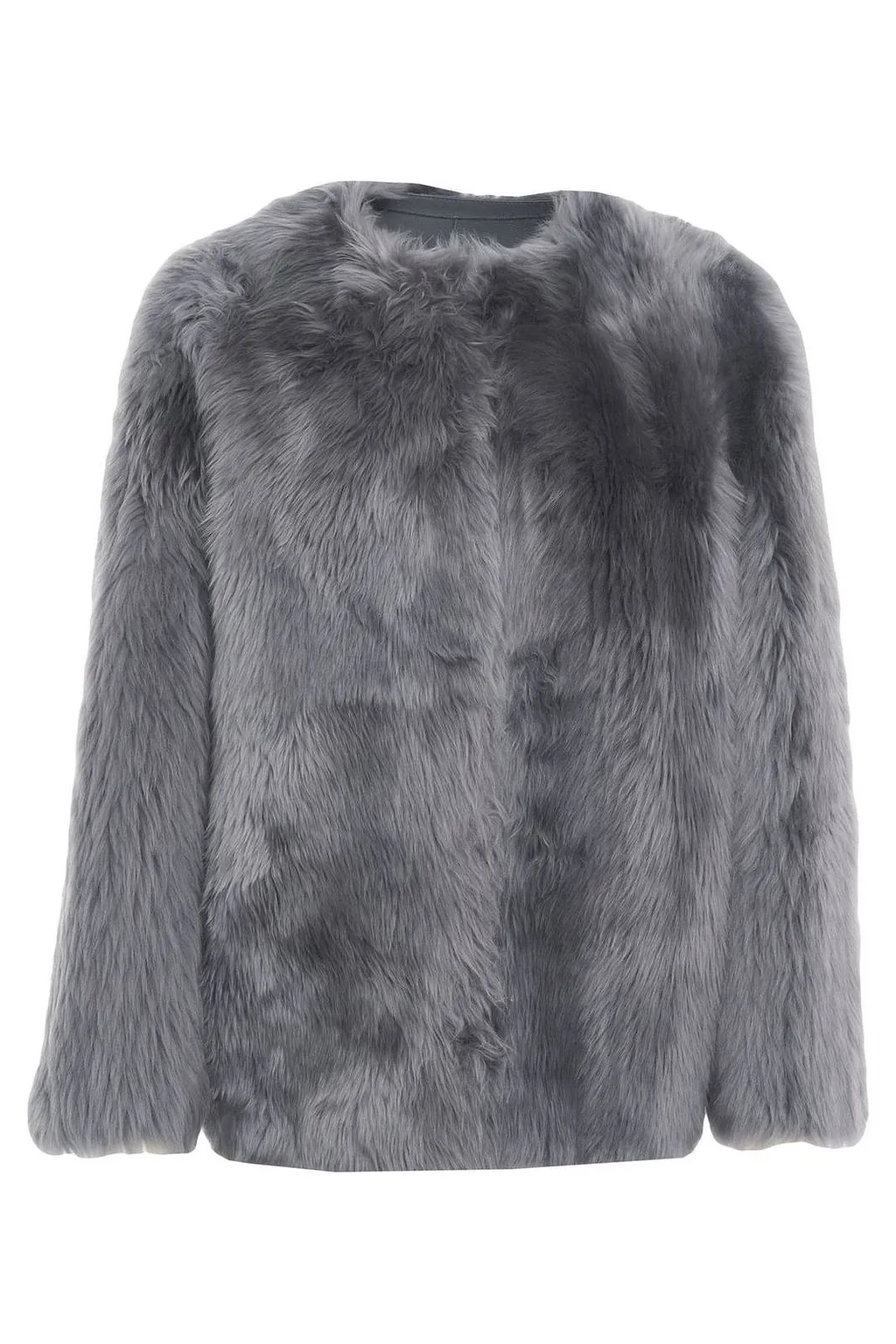 Desa 1972 Shearling Round-Neck Jacket